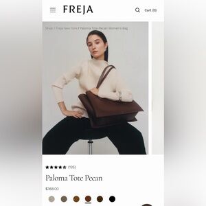 Freya Paloma Tote in Pecan